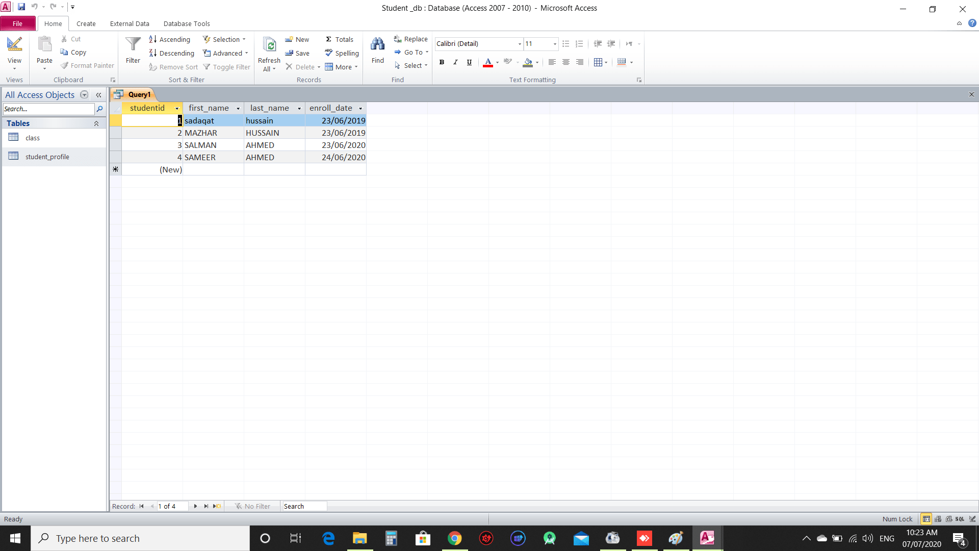 Types Of Database Queries Access | Easy Step By Step | GSS TECHNOLOGY