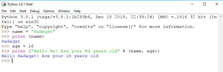 Print Function In Python 3.8 | GSS TECHNOLOGY