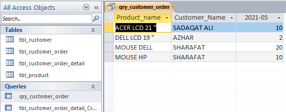 access crosstab query where clause